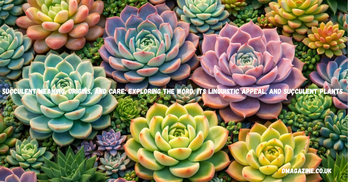 Suçculent Meaning, Origins, and Care: Exploring the Word, Its Linguistic Appeal, and Suçculent Plants in 2026