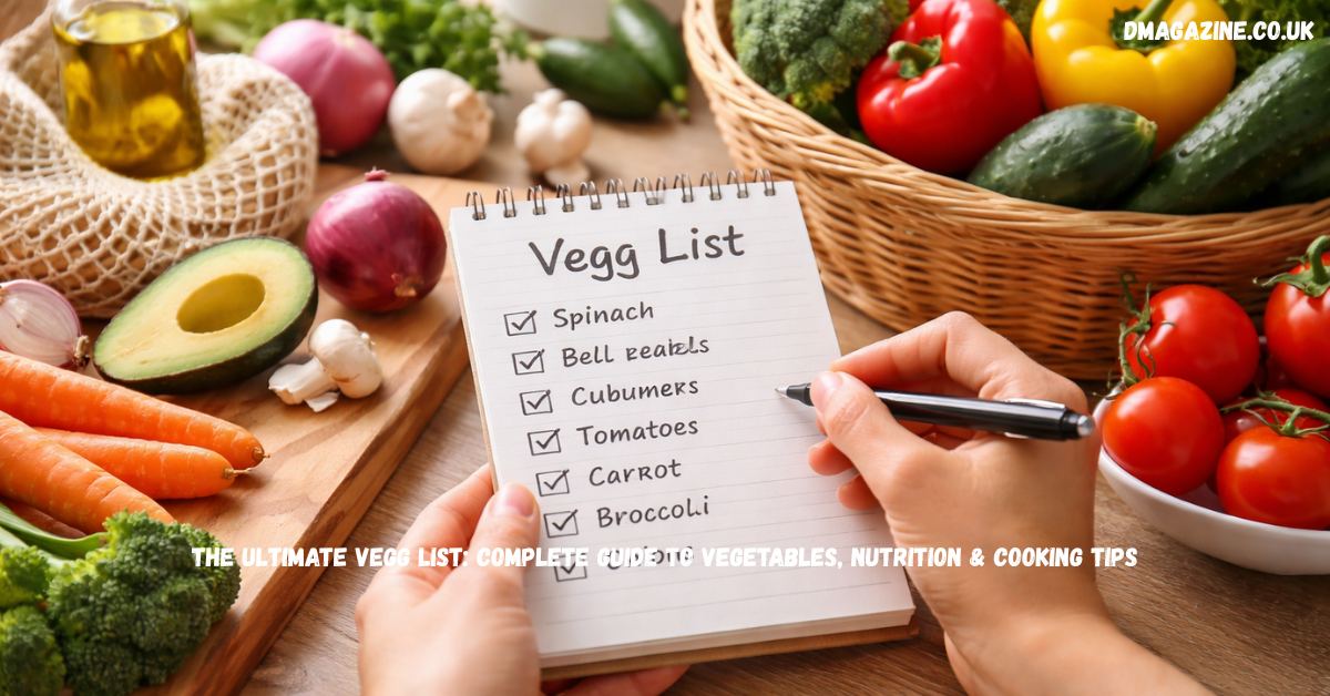 The Ultimate Vegg List: Complete Guide to Vegetables, Nutrition & Cooking Tips in 2026